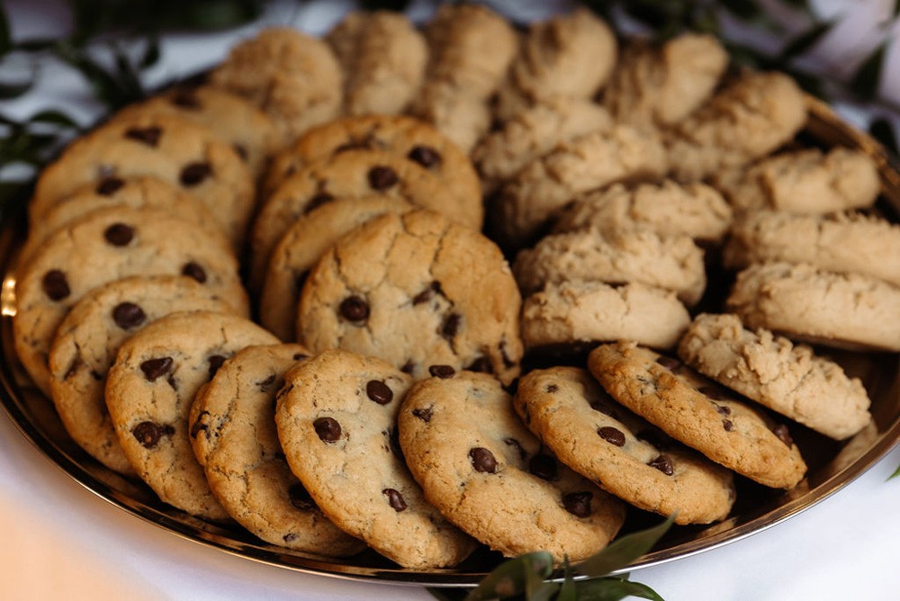 tray of cookies